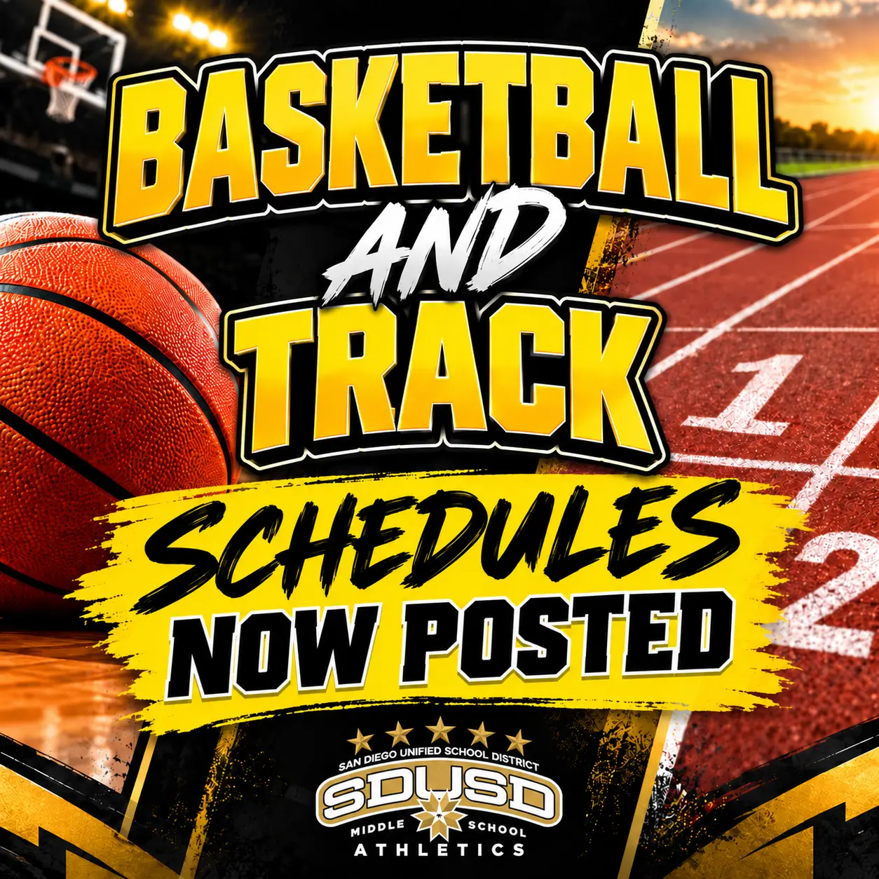 Basketball & Track Schedules NOW POSTED!
