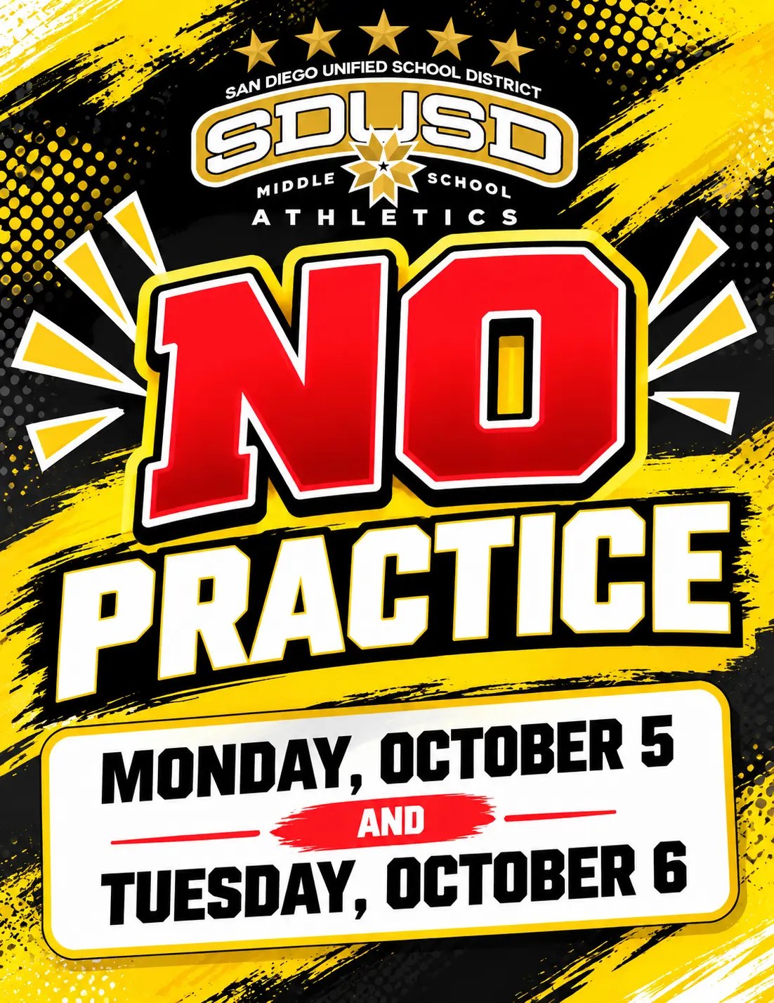 10/5-10/6 MSA (NO PRACTICE)