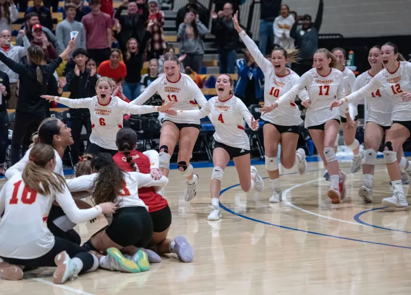 7 CIF State Titles For Cathedral Girls Volleyball