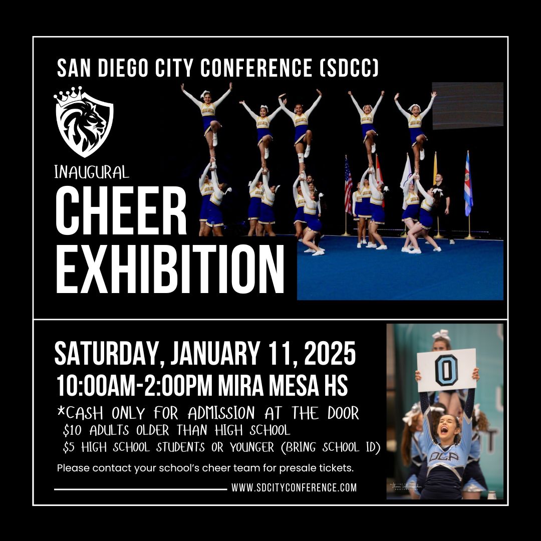 San Diego City Conference Inaugural Cheer Exhibition 2025