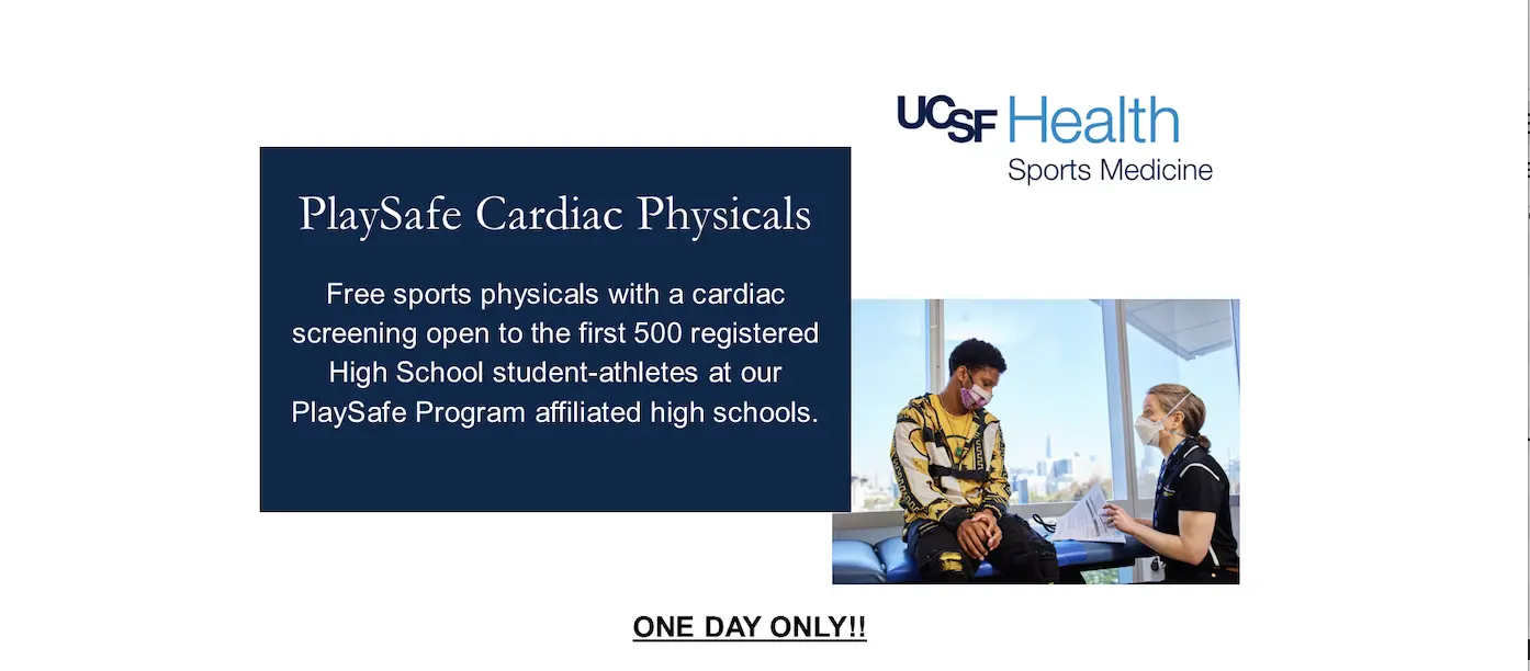 Free Sports Physicals & Cardiac Screening